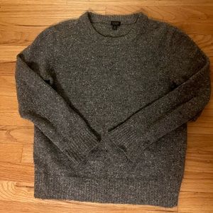 Gray wool, J.Crew sweatshirt, sweater